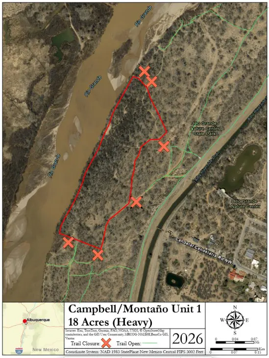 City bosque map