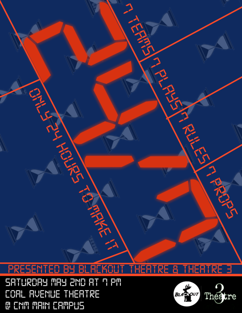 A flyer for the 24/7 Play Festival