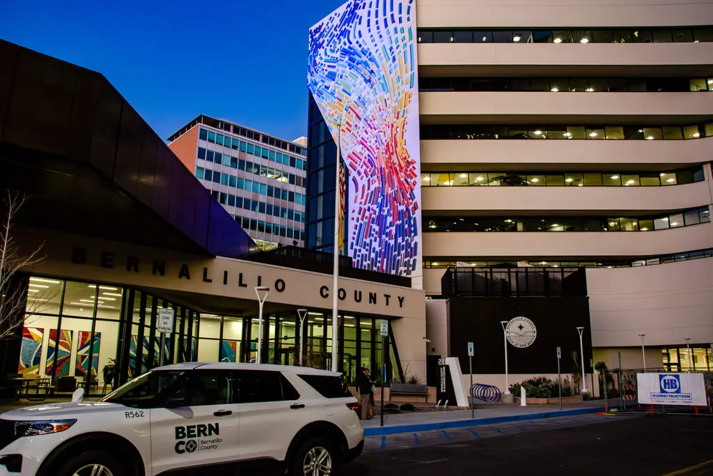 Bernalillo County @ Alvarado Square, Downtown Albuquerque. (Jesse Jones, The Paper.)
