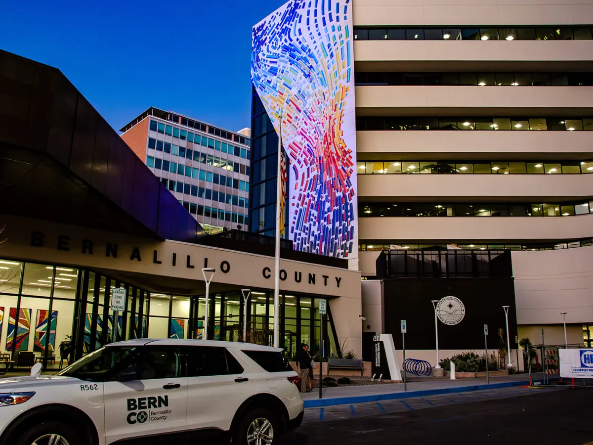 Bernalillo County @ Alvarado Square, Downtown Albuquerque. (Jesse Jones, The Paper.)