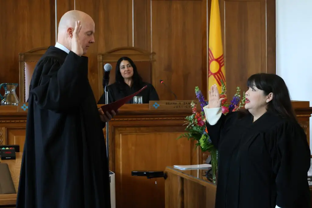 Chief Justice Julie J. Vargas. The photo is courtesy of the Administrative Office of the Courts.