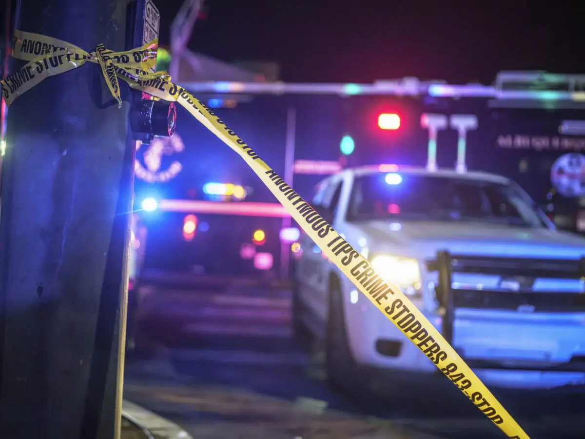 Pictured is the crime scene at the Adam Food Market on the corner of Central Avenue and Pennsylvania where a woman was shot to death in the parking lot of the store Wednesday evening January 17th, 2024. Photo by Roberto E. Rosales/The City Desk