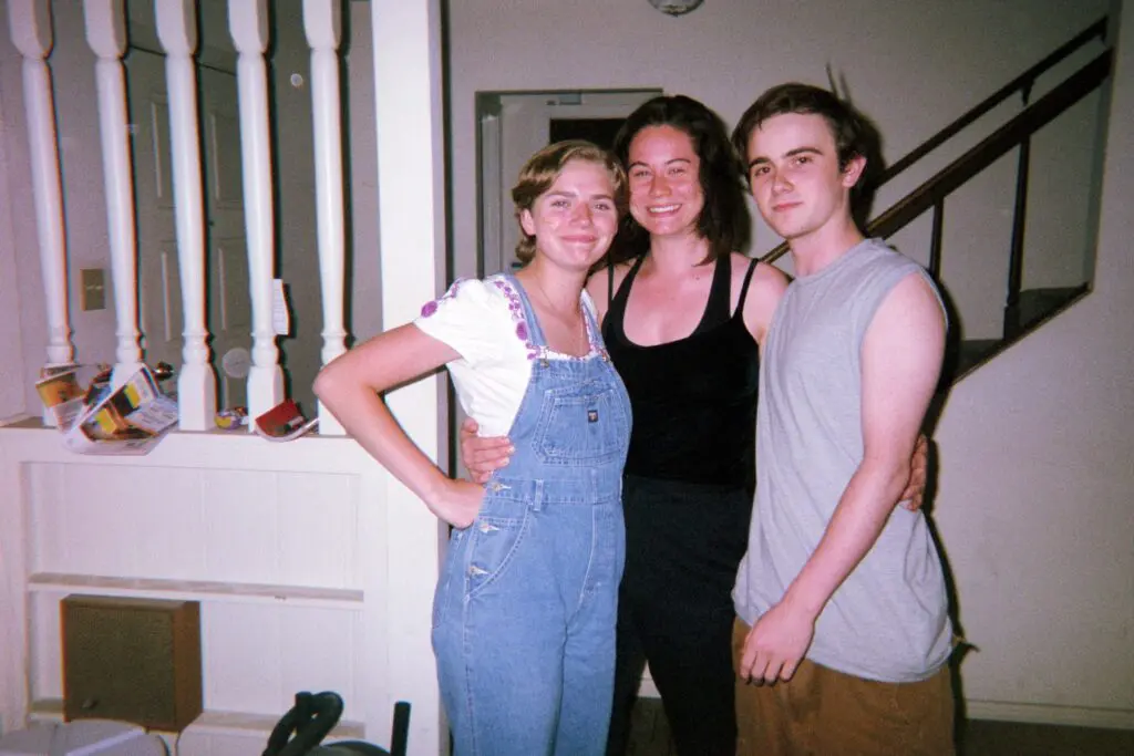 (From left to right) Cricket Brown, Rey Zane, and Jasper Brown behind the scenes of Dukeland (Courtesy of Matthew Stanasolovich)