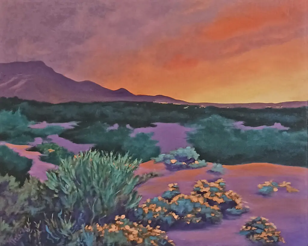 "Placitas Evening" by Joan Fenicle