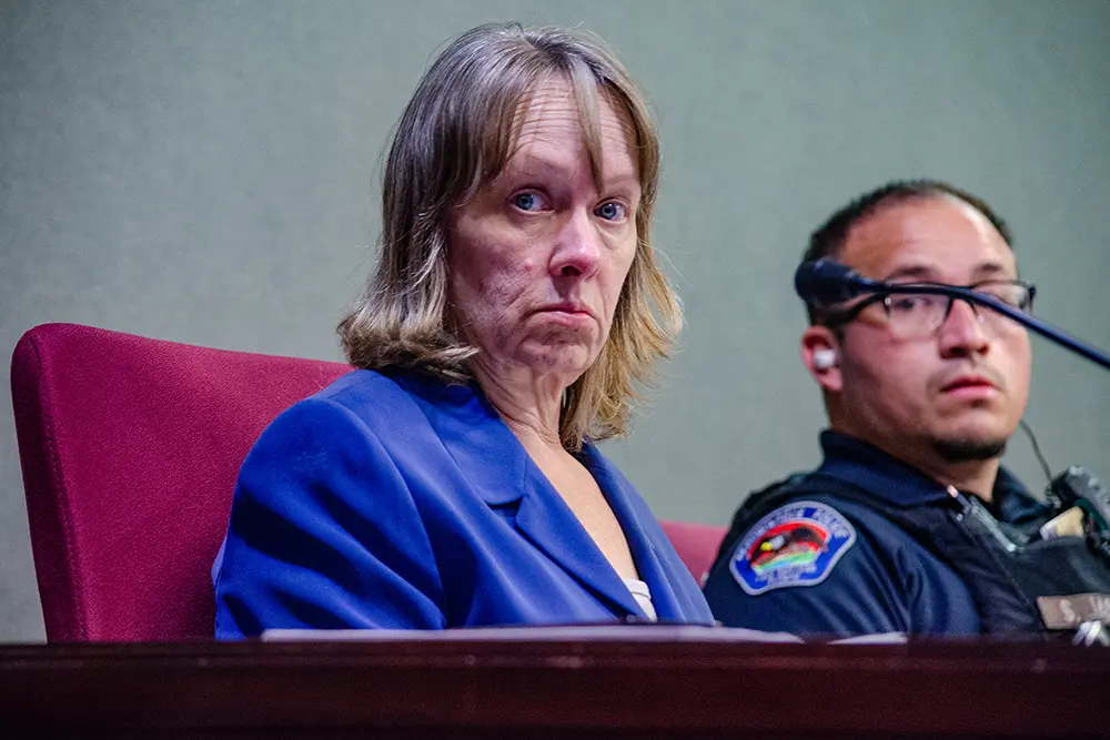 Pictured is City Attorney Lauren Keefe at a City Council meeting. A proposed amendment to the City Charter to be sent to voters in November would separate the City Attorney, from the Administration and council. (Jesse Jones)
