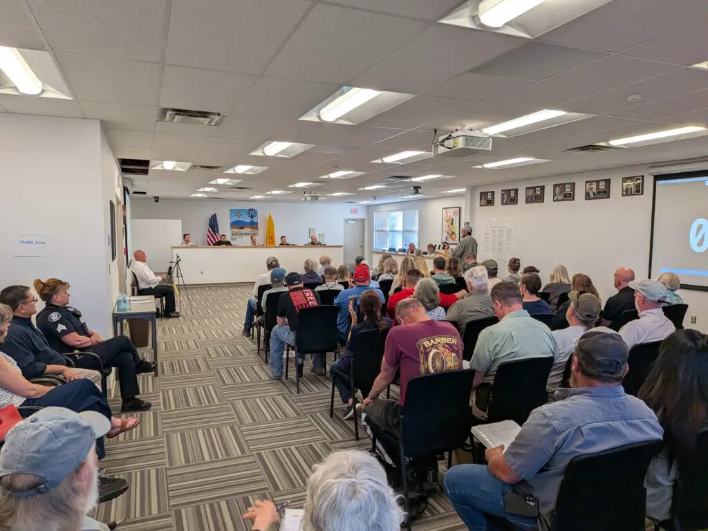 Edgewood Commission meeting