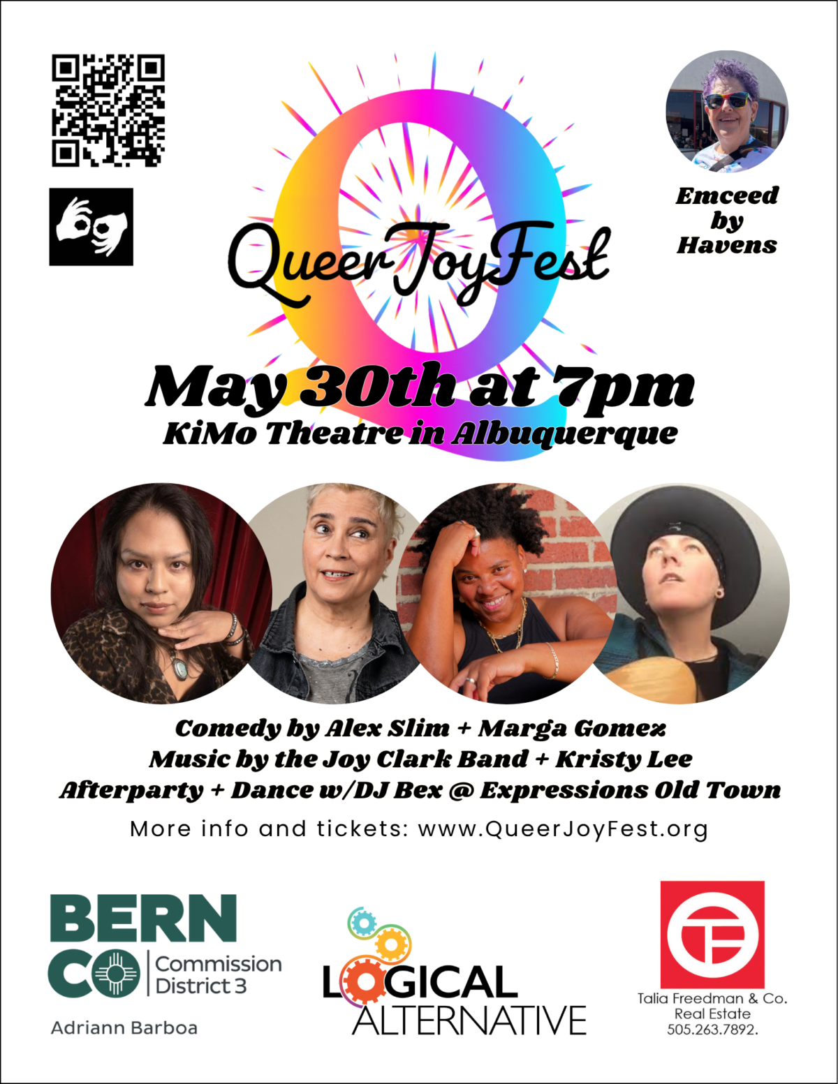 QueerJoyFest graphic (Courtesy of QueerJoyFest)