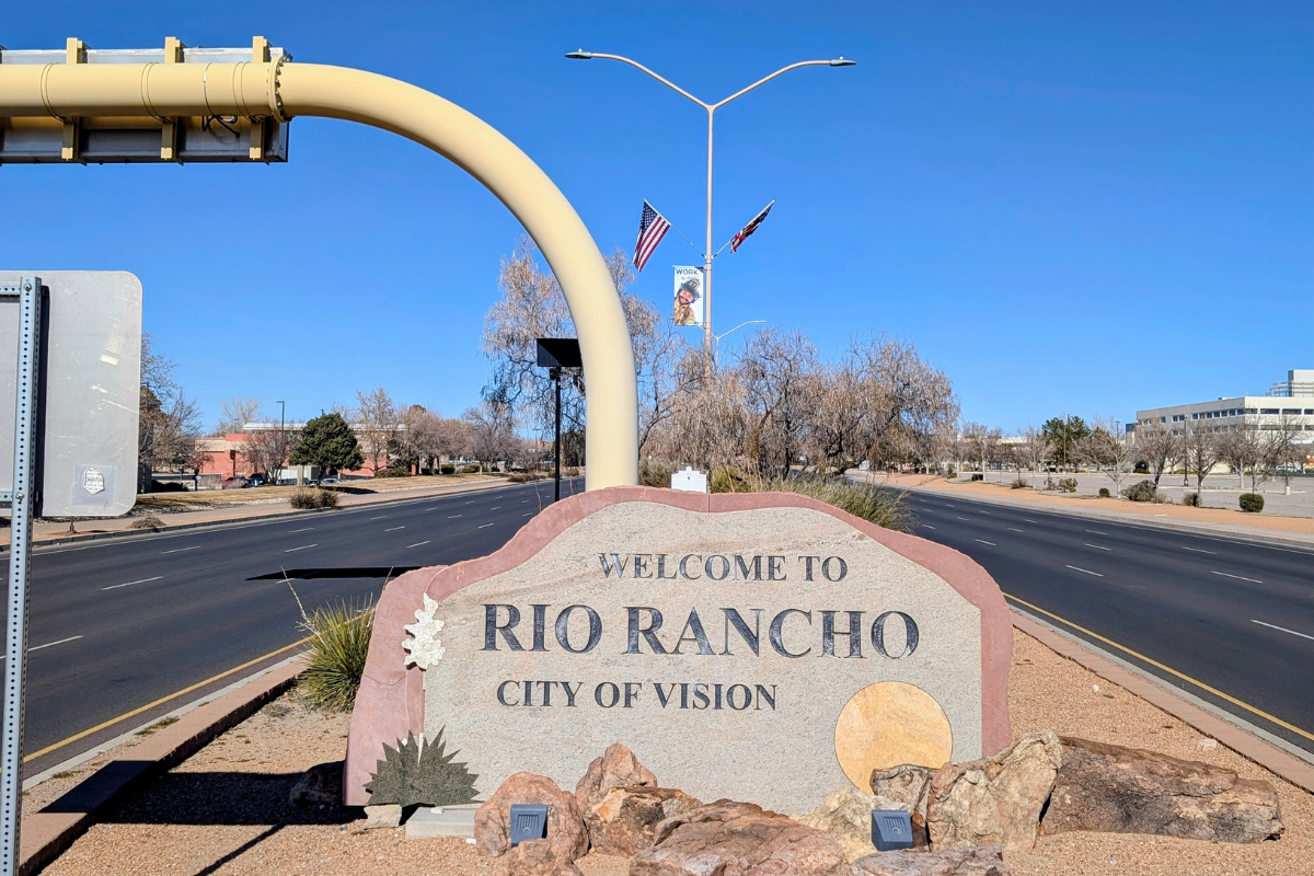 Welcome to Rio Rancho. (Kevin Hendricks)