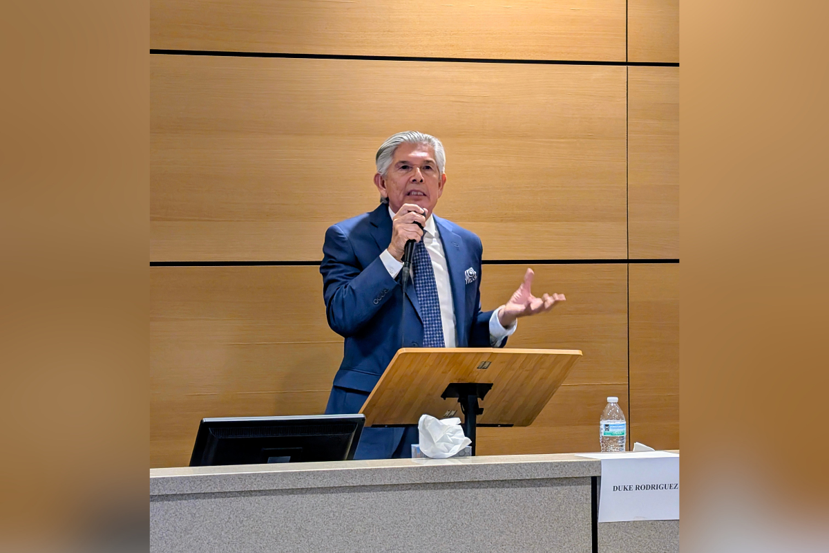 Duke Rodriguez, a Republican candidate for New Mexico governor wants to eliminate the state's gross receipts tax on retail sales entirely — and says the state can afford it right now. (Kevin Hendricks)