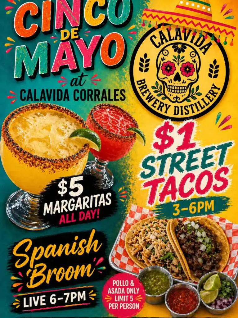 A poster for Calavida Cantina