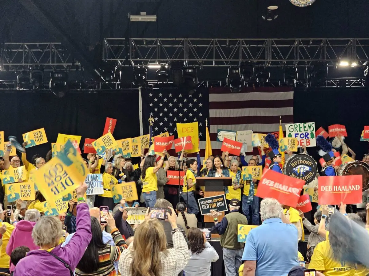 Democrats rally around Deb Haaland during the party's Pre-Primary Convention Mar. 2026 (DPNM)