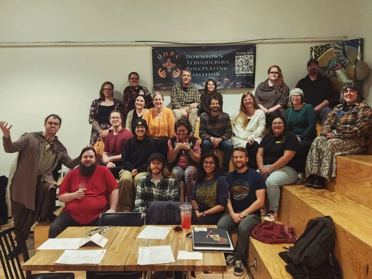 A group of gamers gathered for a DARC event (Courtesy of DARC)