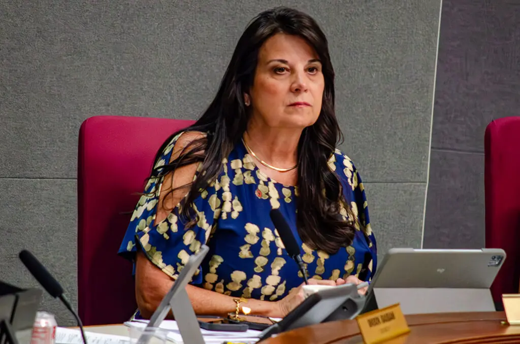 Albuquerque City Councilor Renée Grout introduced a new zoning proposal to prevent smoke shops from clustering in local shopping centers. (Jesse Jones)