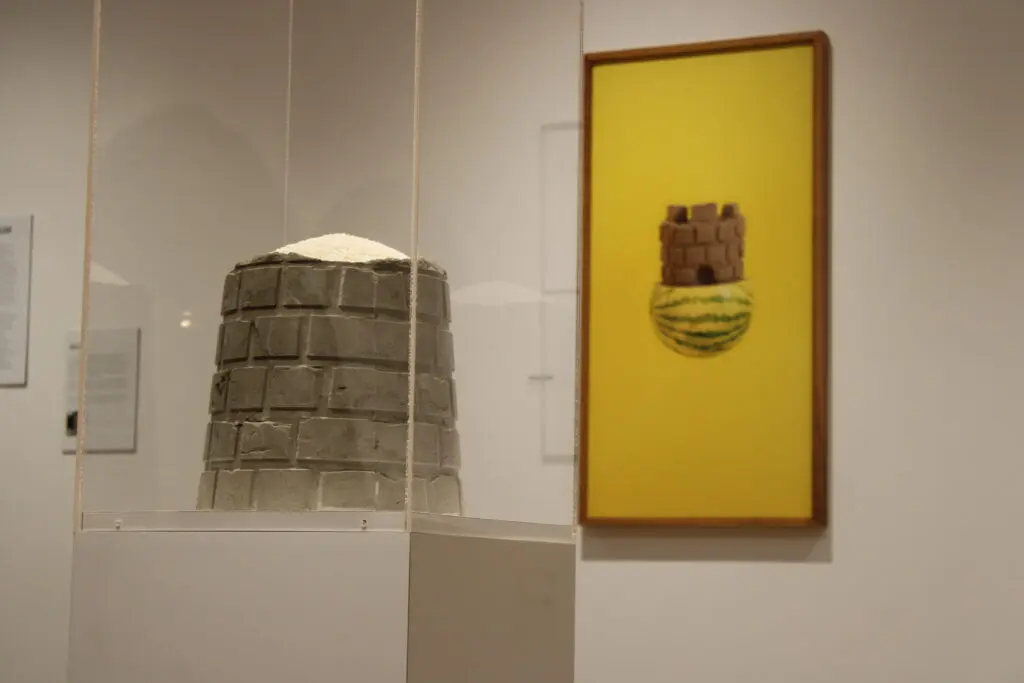Stephanie J. Woods work displayed in Gallery One. (Photo by Julian Paras)