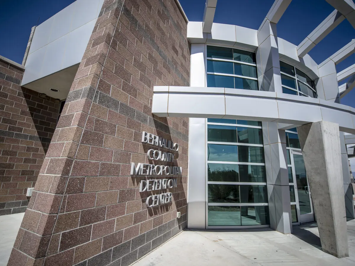 Pictured is the Bernalillo County Metropolitan Detention Center, where Dr. Rebecca Fastle previously managed medical operations before stepping into her new countywide healthcare role. Photo by Roberto E. Rosales/City Desk Abq