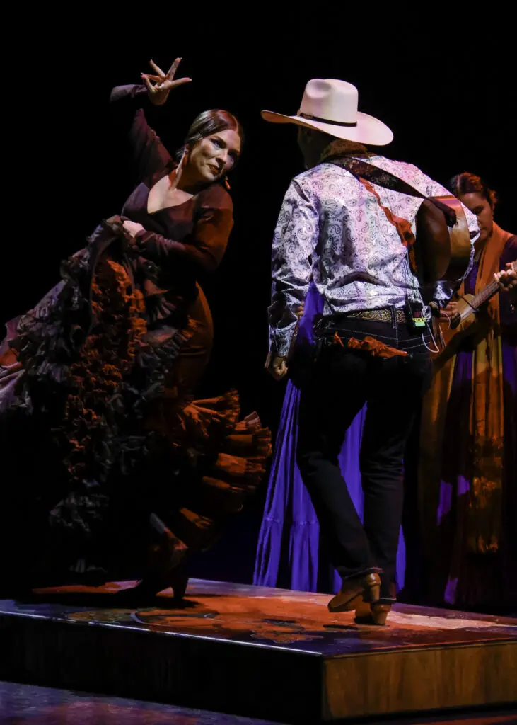 A sneak peak of Flamenco Fandanguero:
Primos de la Raza Cósmica. (Photo by Thais Coy)