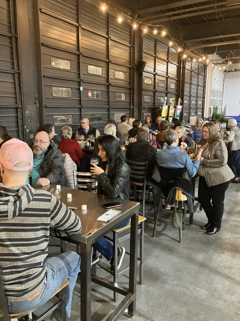 People gather at a Death Over Drafts + Show & Tale (Courtesy of the New Mexico Deathcare Network)