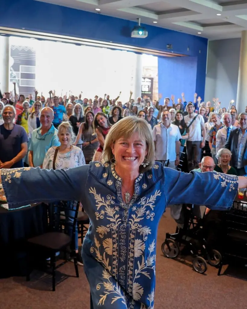 Dr. Shelle Sanchez at her retirement celebration (Courtesy of the Department of Arts & Culture, City of Albuquerque)