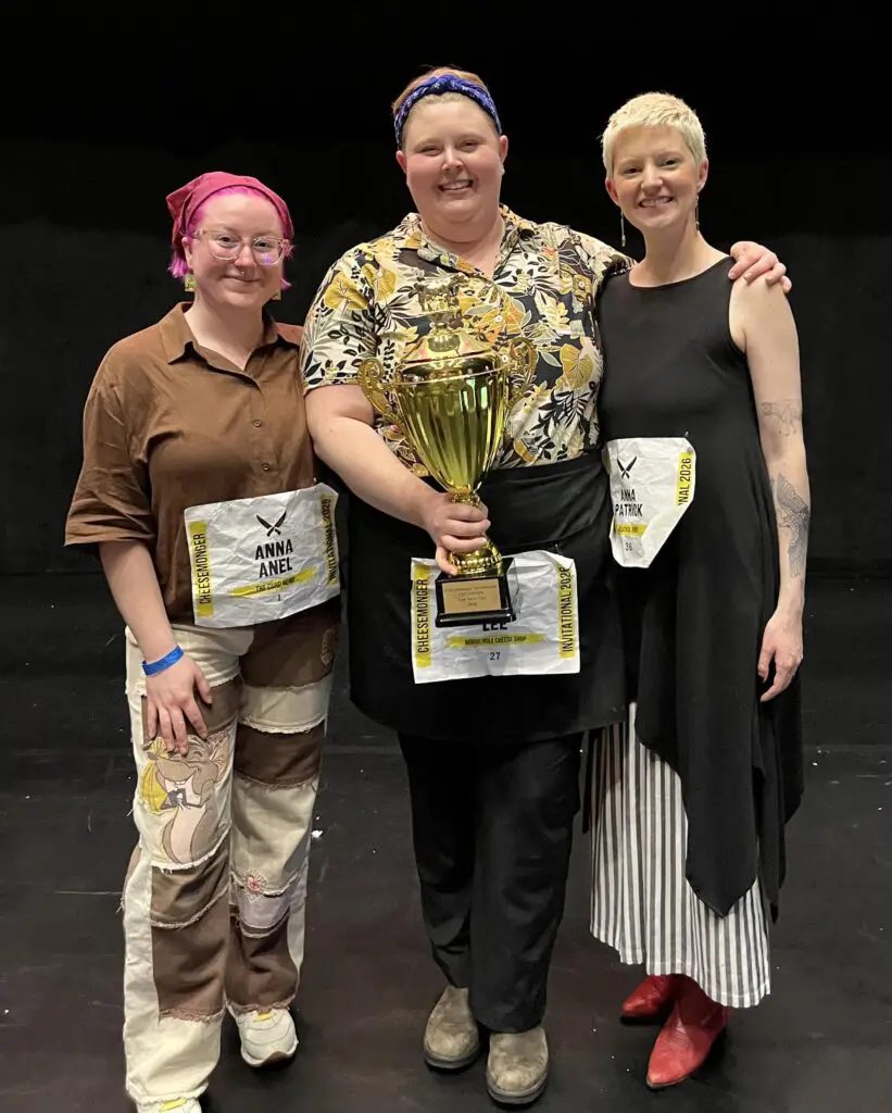 Hanna Lee with other cheesemongers at the 2026 Cheesemonger Invitational. (Courtesy of Hanna Lee)