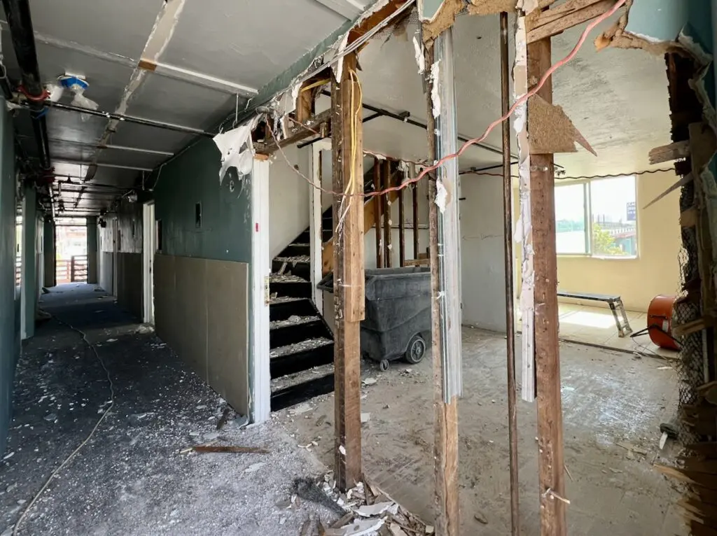 Renovations currently being done to the Orpheum Community Hub (Courtesy of the Orpheum Community Hub)