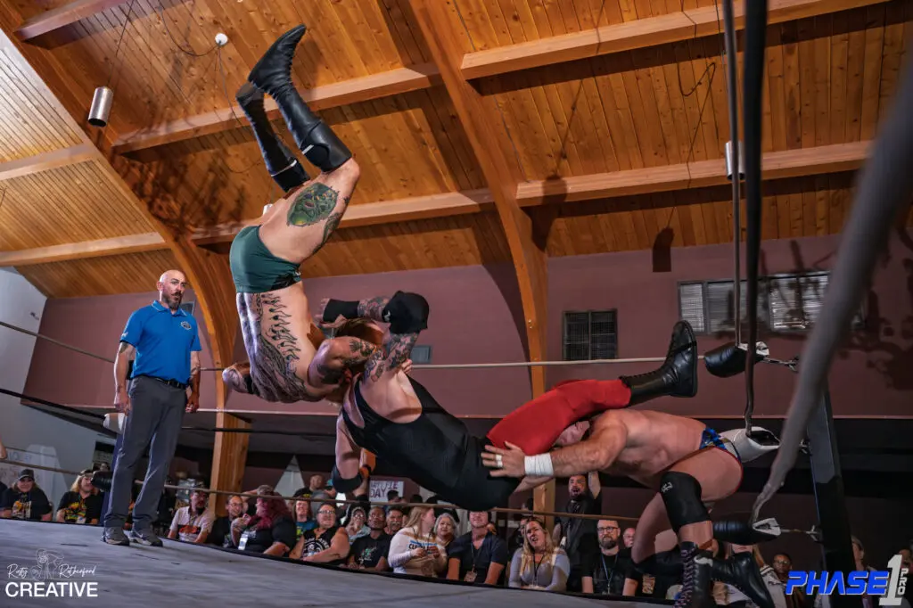 Phase 1 Pro putting on a show at the Shriners Hall (Photo by Rusty Rutherford)