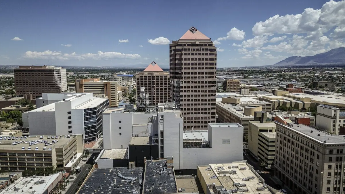 A view of Albuquerque. The City Council reviewed the city’s final FY26 objectives report Oct. 5, which outlines goals the city met, fell short on and will carry into the next fiscal year. Photo by Roberto E. Rosales for the Paper