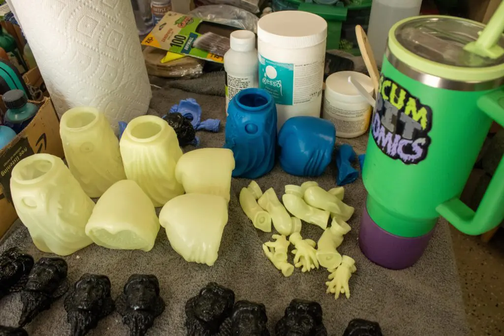 Toys before they get airbrushed (Photo by Sara Atencio-Gonzales)