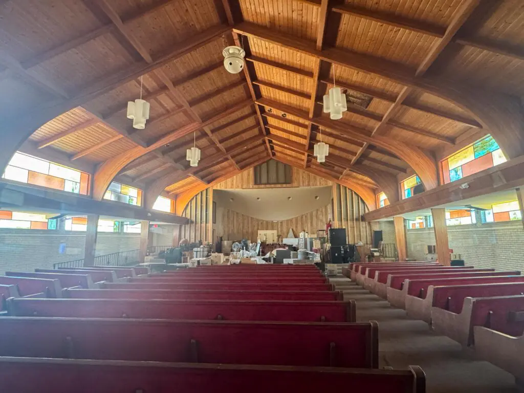 Inside of the Shriners Hall (Photo by Sara Atencio-Gonzales)