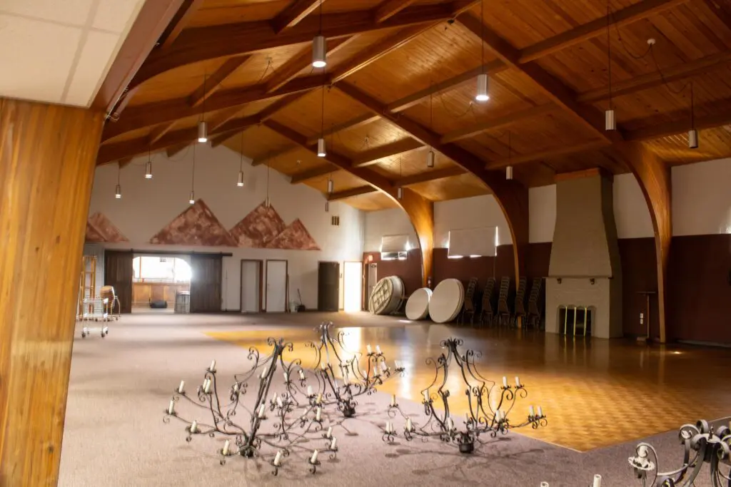 Inside of the Shriners Hall (Photo by Sara Atencio-Gonzales)
