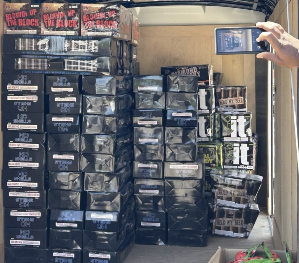 APD & AFR seize fireworks