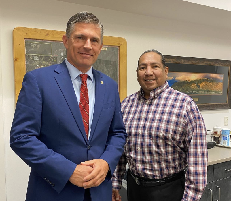 Martin Heinrich and Stuart Paisano