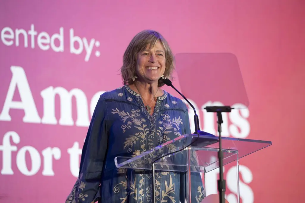 Dr. Shelle Sanchez speaking at an Americans for the Arts conference (Courtesy of the Department of Arts & Culture, City of Albuquerque)