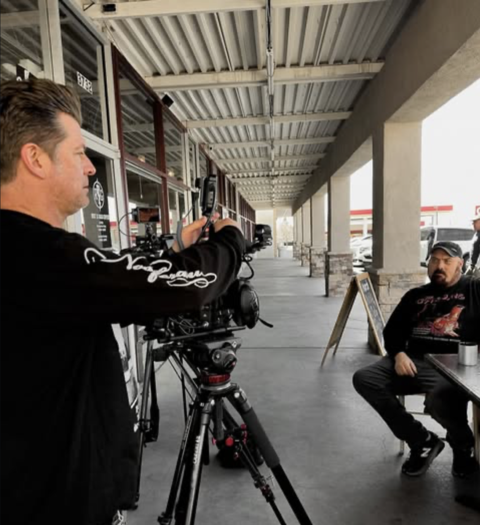 Scotty Milder being interviewed. (Courtesy of Scotty Milder)