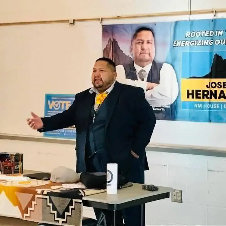 State Rep. Joseph Hernandez, a Democrat, from Shiprock