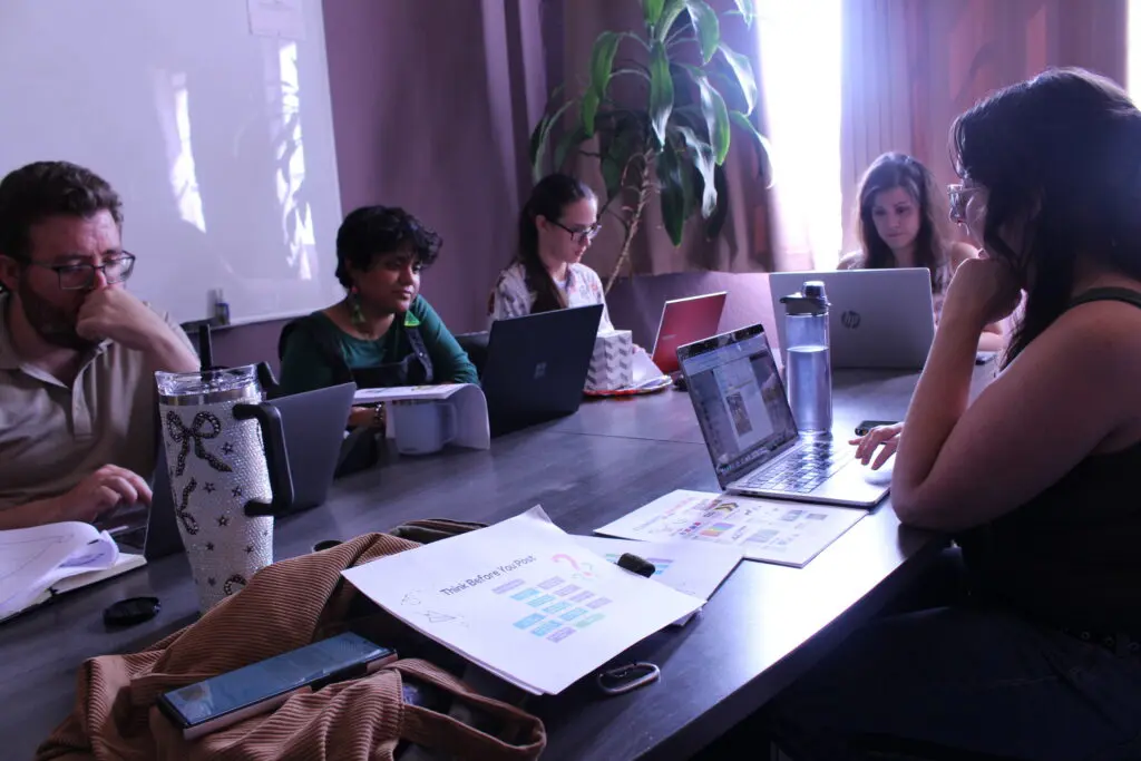 Horizon Review staff working (Courtesy of Horizon Review)