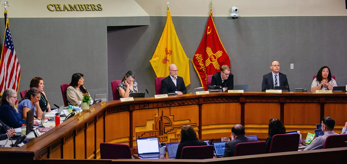 The Albuquerque City Council met Monday, where councilors later voted 8-1 to approve a $40.5 million industrial revenue bond for the Dreamcatcher Sawmill Hotel, a 135-room Hampton Inn and Home2 Suites. (Jesse Jones)