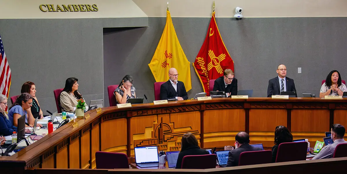 The Albuquerque City Council met Monday, where councilors later voted 8-1 to approve a $40.5 million industrial revenue bond for the Dreamcatcher Sawmill Hotel, a 135-room Hampton Inn and Home2 Suites. (Jesse Jones)