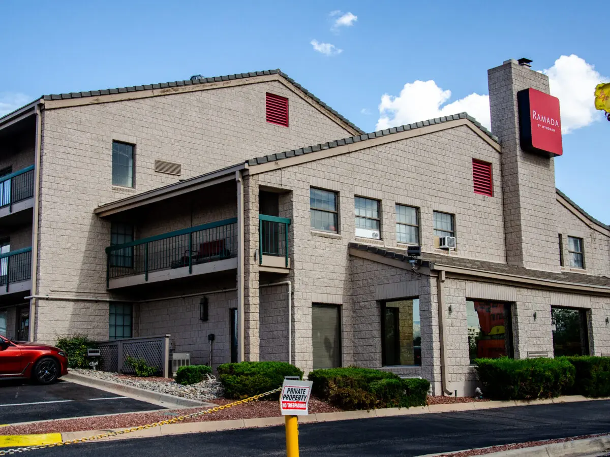 The former airport-area hotel at 2300 Yale Blvd. SE now houses an overnight drug treatment program. The Albuquerque City Council will vote Aug. 17 on whether to uphold its permit and require the 210-bed facility to make security improvements within 60 to 90 days. (Jesse Jones)