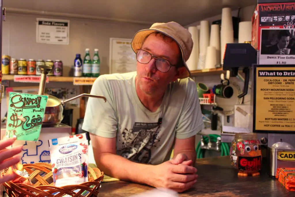 Owner/operator of the Guild Cinema, Keif Henley (Photo by Julian Paras)