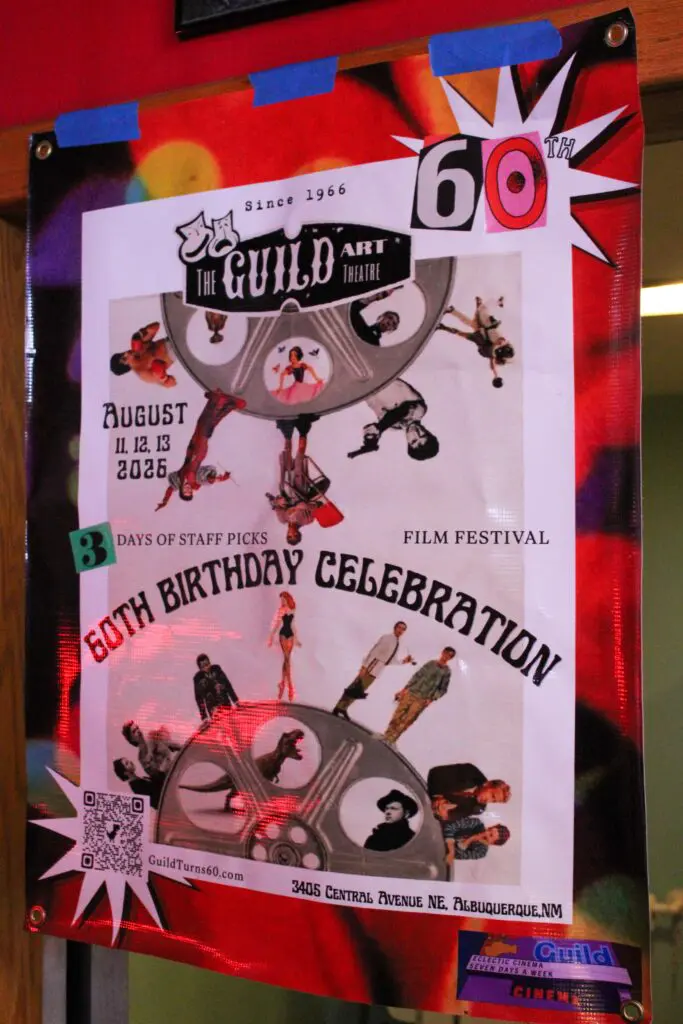 A flyer for the Guild's 60th Anniversary (Photo by Julian Paras)
