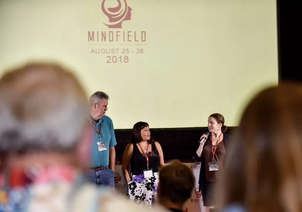 Q&A at the Mindfield Film Festival in 2018 (Courtesy of Mindfield Film Festival)