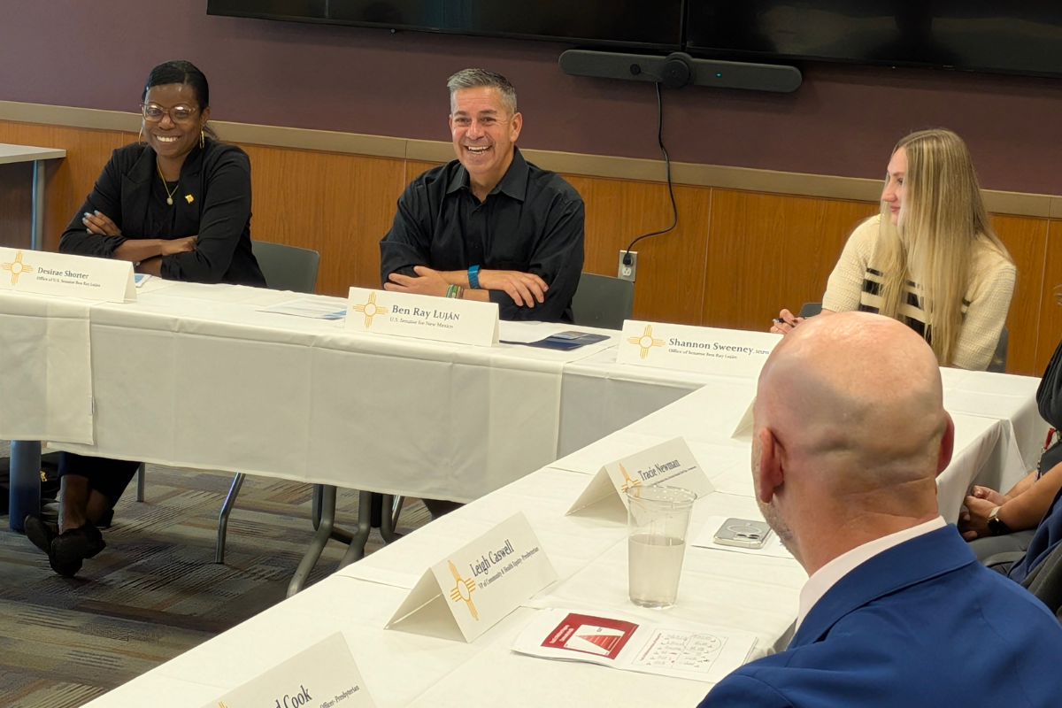 U.S. Sen. Ben Ray Luján, a Democrat from New Mexico, told hospital administrators at Presbyterian Rust Medical Center on Aug. 13 that Republican-backed federal Medicaid cuts won't just hurt New Mexicans enrolled in the program — they'll raise care and insurance costs for everyone else, too.