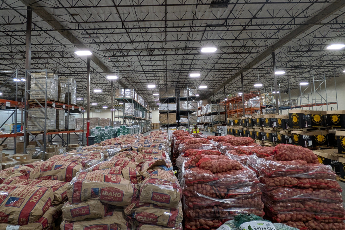 U.S. Rep. Melanie Stansbury, a Democrat from New Mexico, toured Roadrunner Food Bank on Aug. 10, warning that federal cuts have stripped food assistance from more than 21,000 New Mexicans, about half of them children, since October.