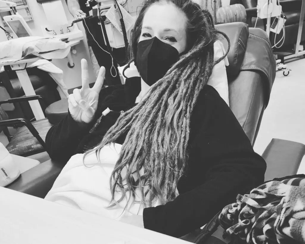 Stacia King-Sakya in treatment 