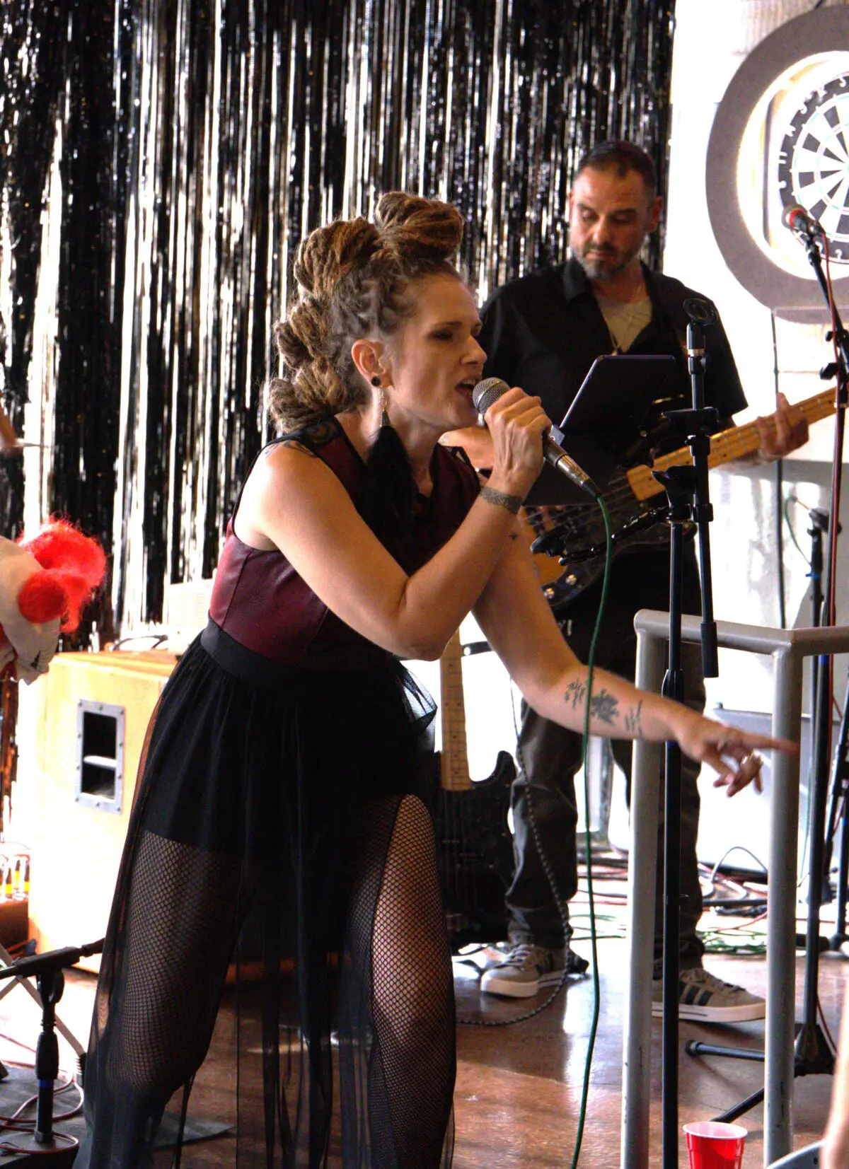Photo of Stacia King-Sakya performing