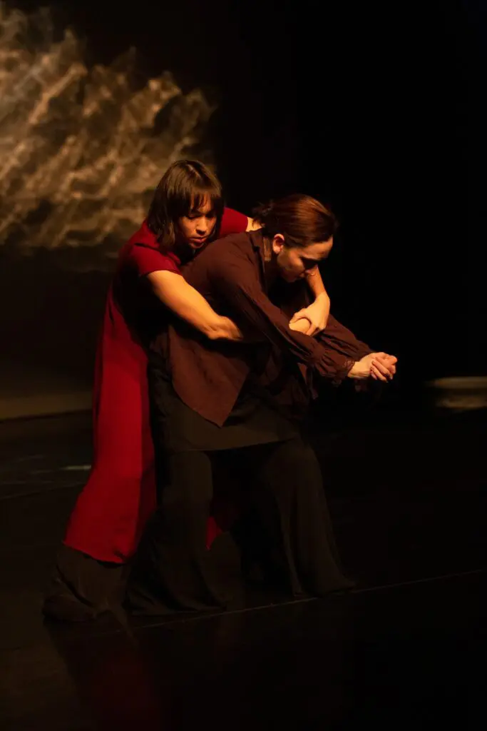 Dancers on stage Keshet. (Photo by Pat Berrett, courtesy of Keshet Dance Company & Center for the Arts)