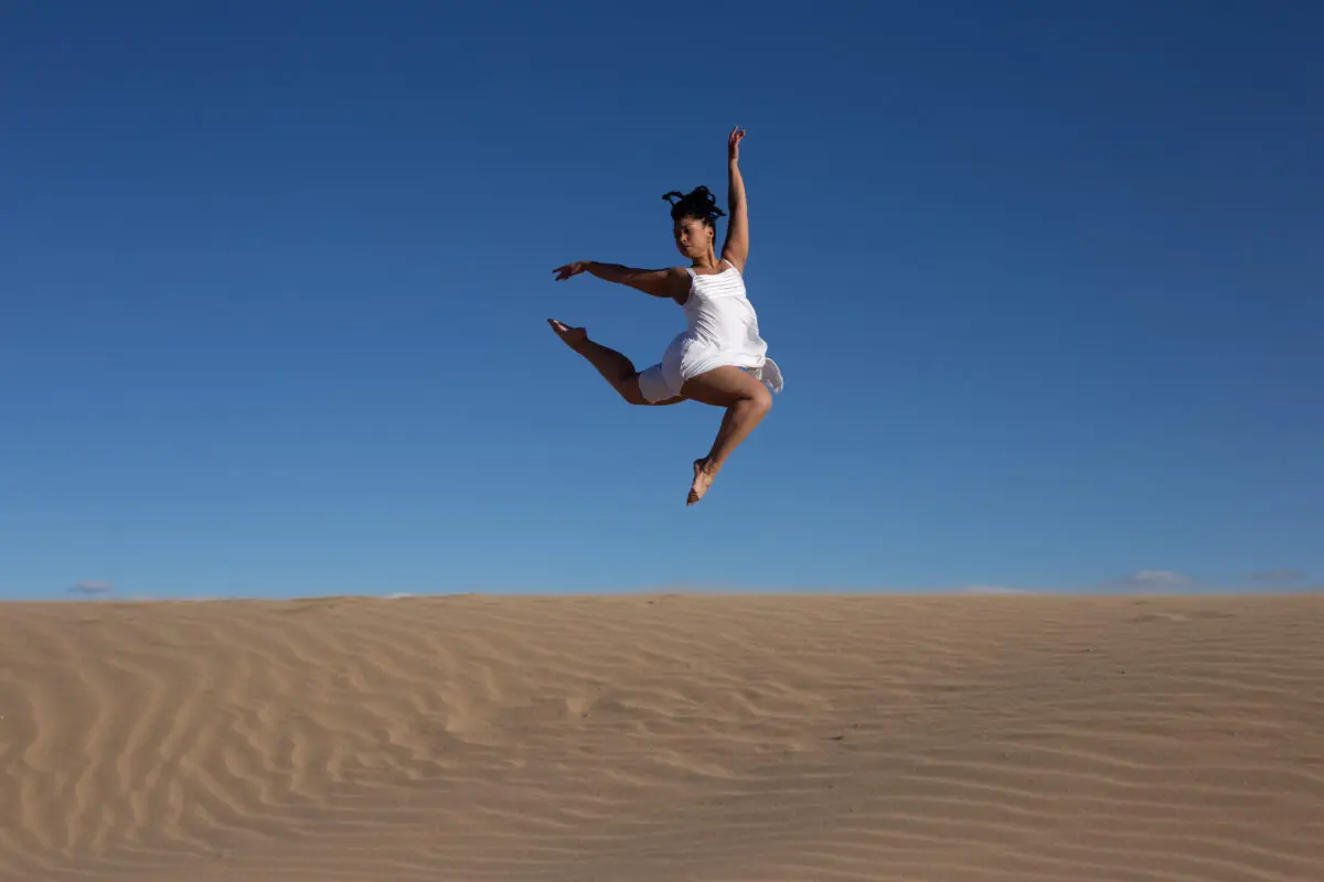 A dancer from Keshet. (Photo by Pat Berrett, courtesy of Keshet Dance Company & Center for the Arts)