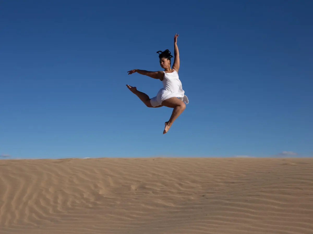 A dancer from Keshet. (Photo by Pat Berrett, courtesy of Keshet Dance Company & Center for the Arts)