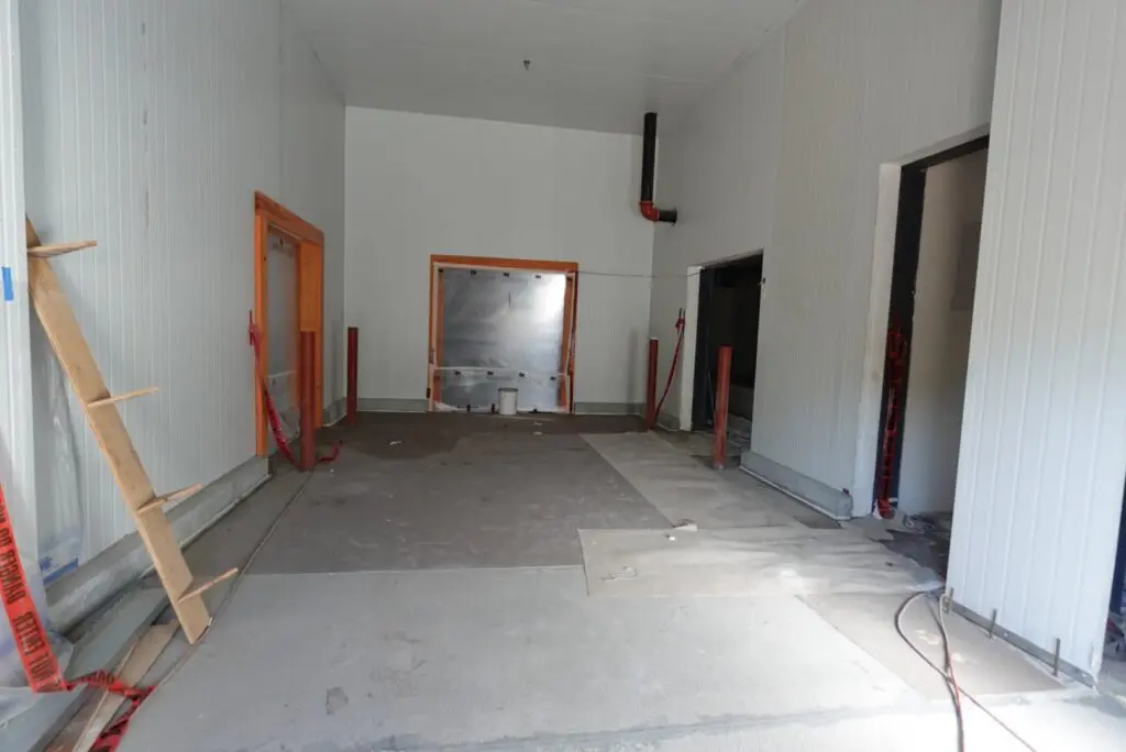 A room being built that once complete will be filled with fresh produce (Courtesy of Delicious New Mexico)