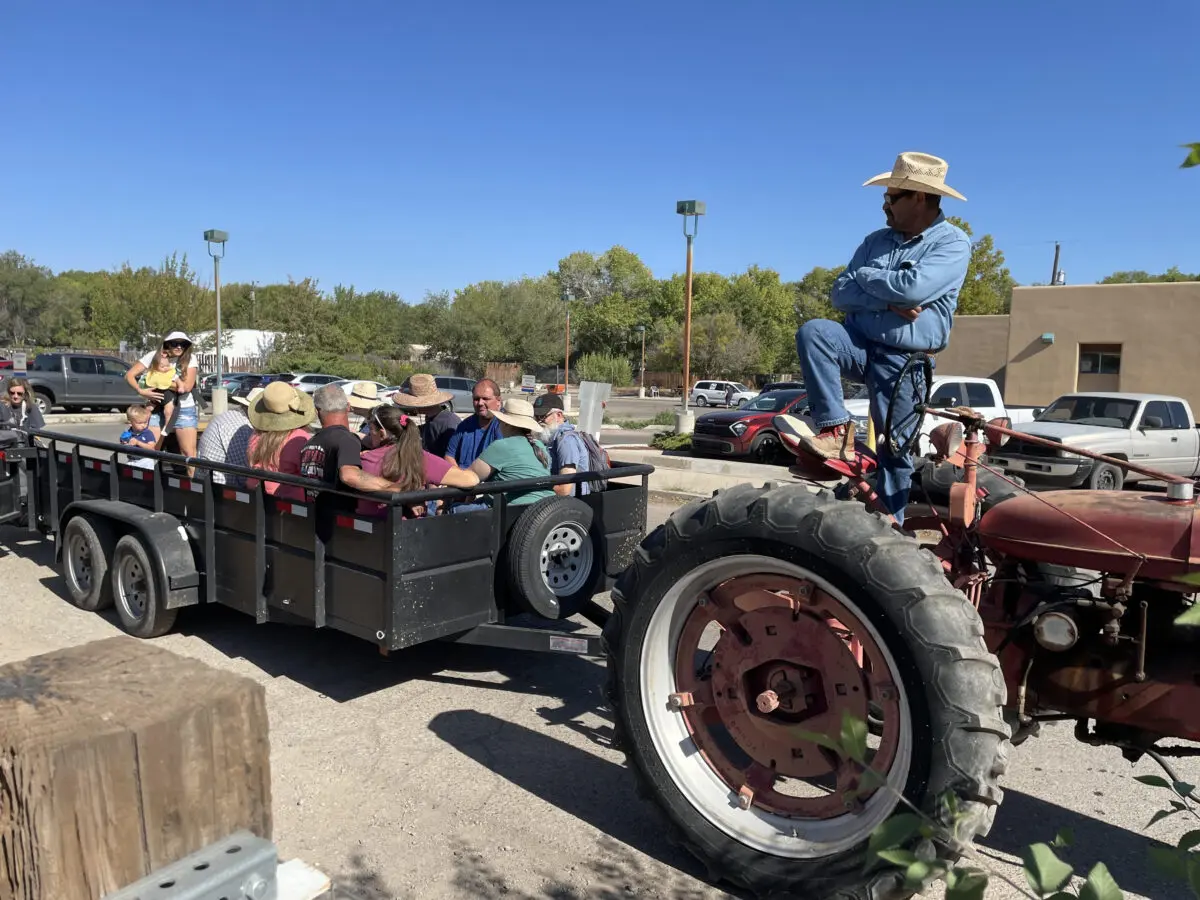 Corrales' "Not-So-Rapid-Transit" tractor wagons roll again this month as the Corrales Harvest Festival returns for its 41st year, running Saturday and Sunday, Sept. 26-27, from 9 a.m. to 5 p.m. throughout the village. (Jesse Jones)
